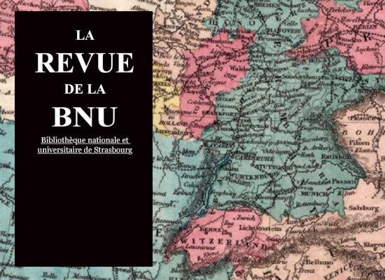 Illustration : couverture d'une numéro de la revue de la Bnu