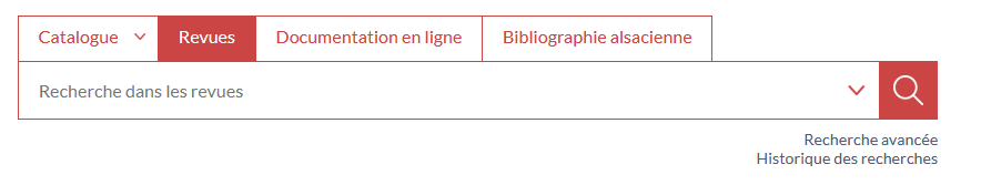 illustration : moteur de recherche du catalogue Bnu