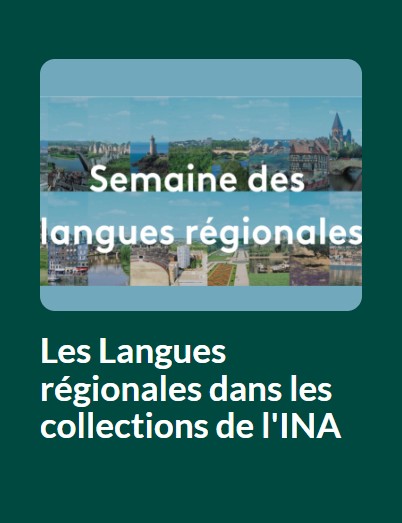 INA partage en ligne un guide des sources dédié aux "Langues régionales"